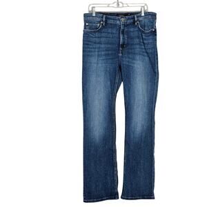 Lauren Ralph Lauren Jeans High Rise Straight Med Blue sz 14 EUC